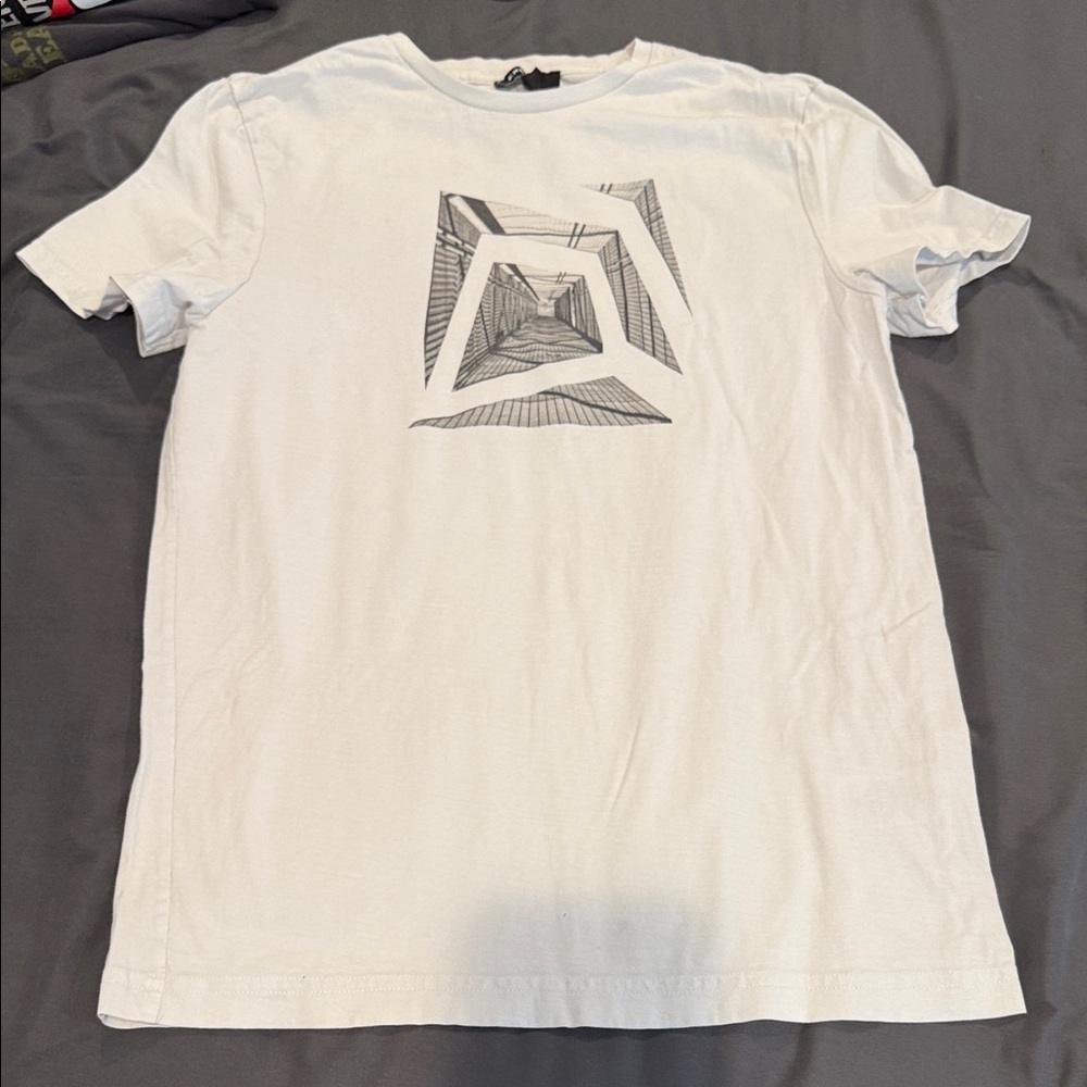 Express White Graphic Men's Tee